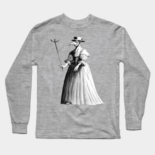 Lady Plague Doctor (white) Long Sleeve T-Shirt